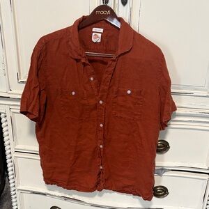 C&C California Men's Burnt Orange Casual Shirt
